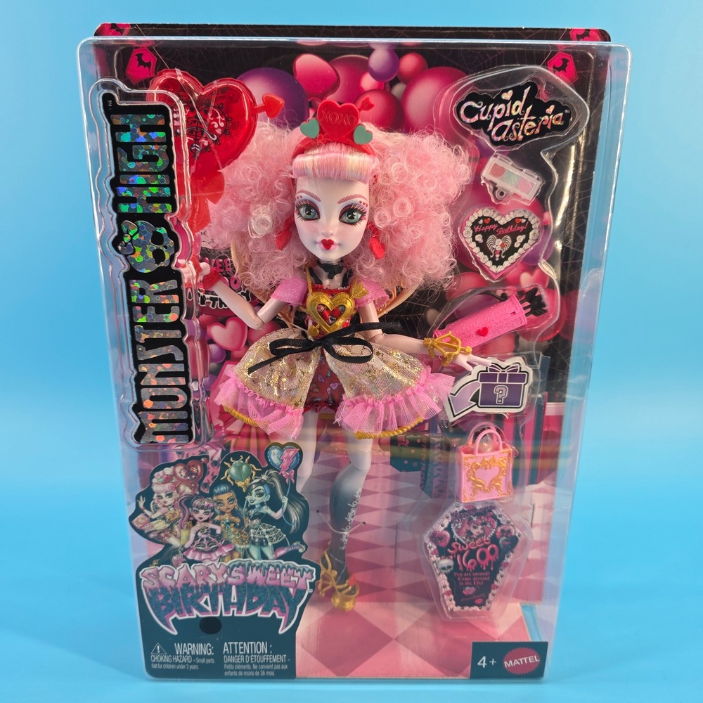 Monster High CA Cupid‎ Scary Sweet 1600 Birthday Doll New In Box Mattel